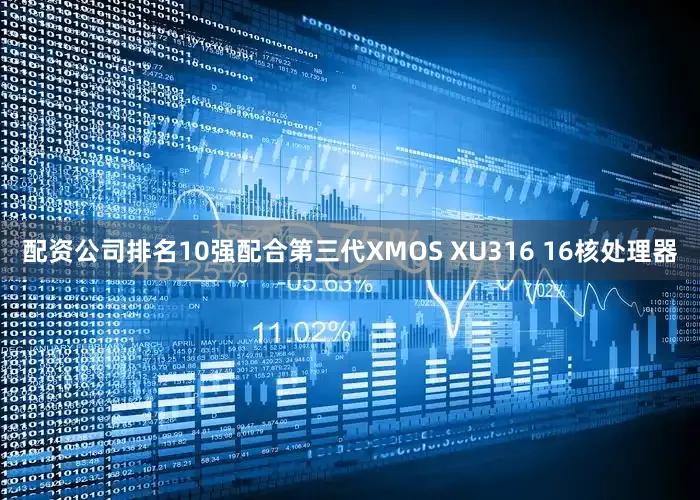 配资公司排名10强配合第三代XMOS XU316 16核处理器