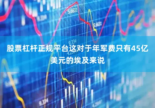 股票杠杆正规平台这对于年军费只有45亿美元的埃及来说